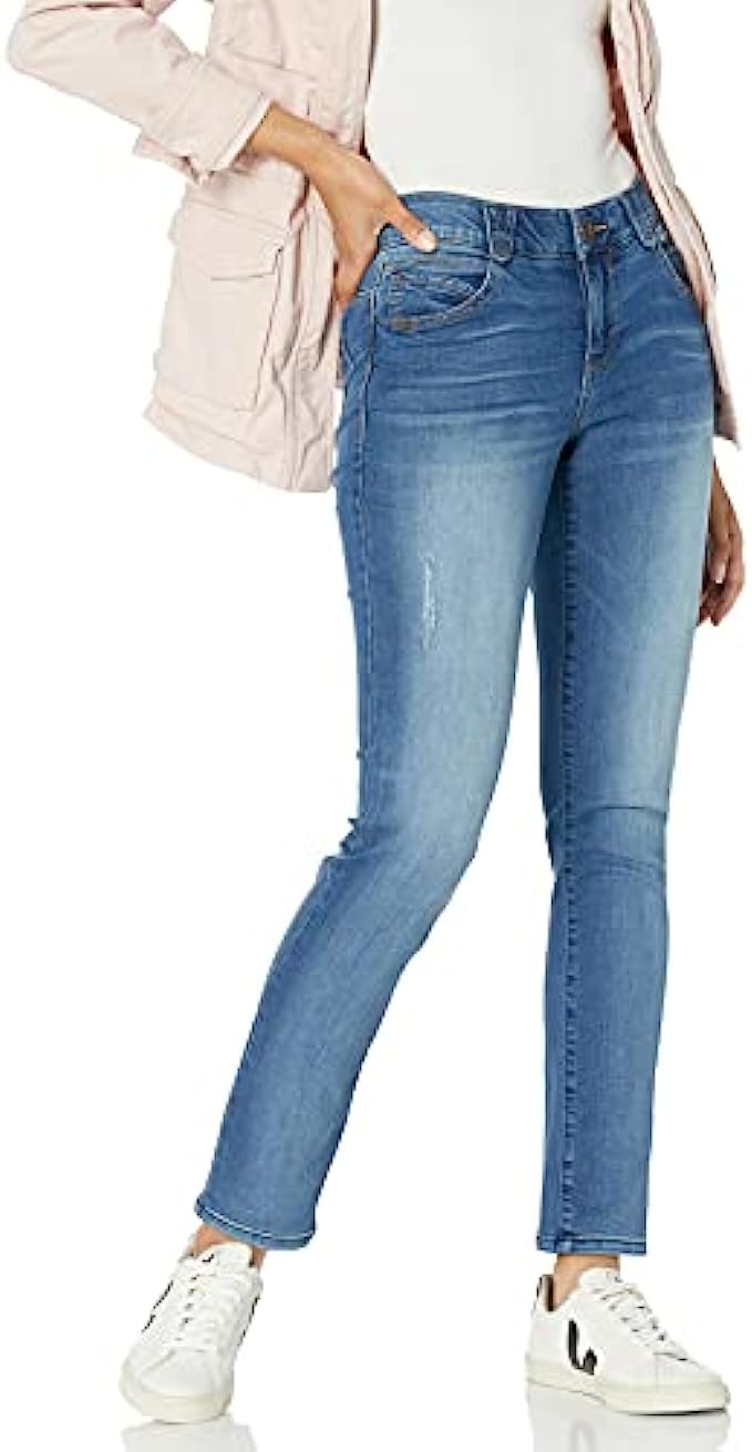 Democracy womens "Ab"solution Straight Leg Jean