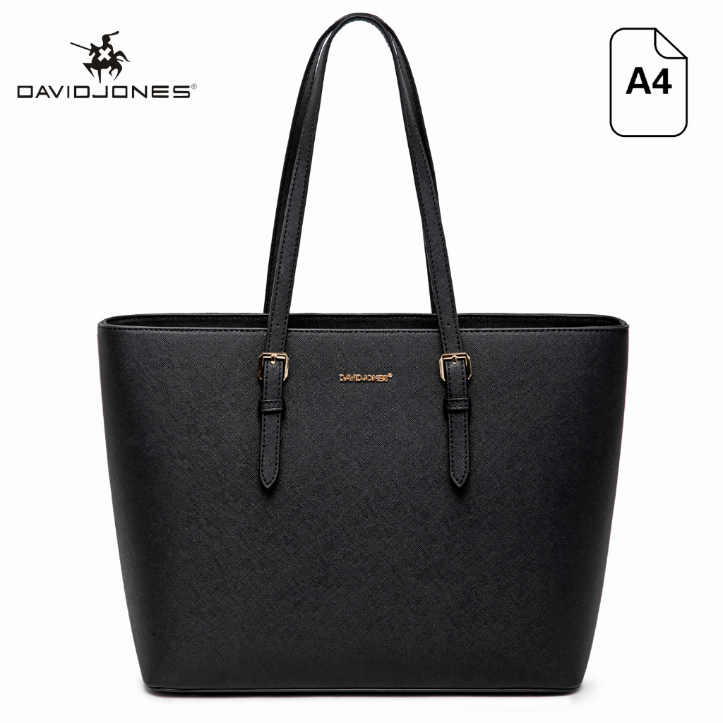 DavidJones Women&#039;s Medium PU Leather Tote  Bag