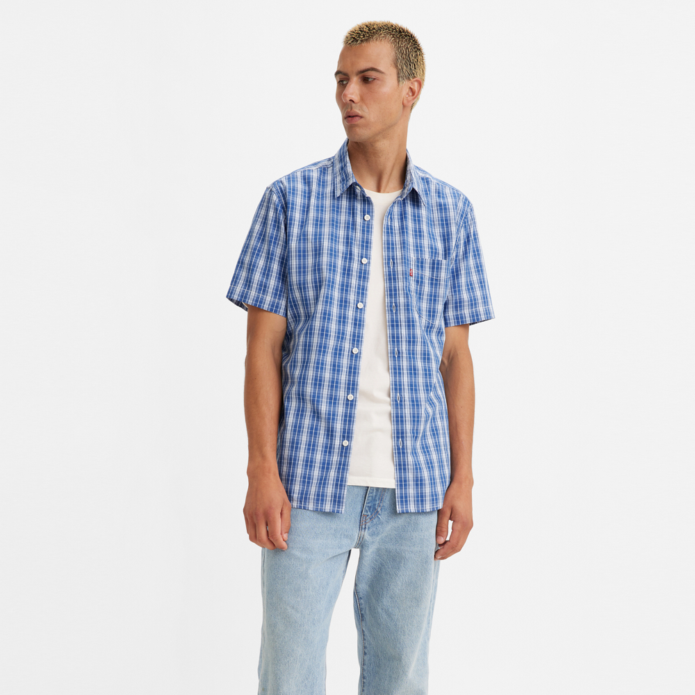 Levi&#039;s® Men&#039;s Short Sleeve Classic One Pocket Standard Fit Shirt 86627-0134