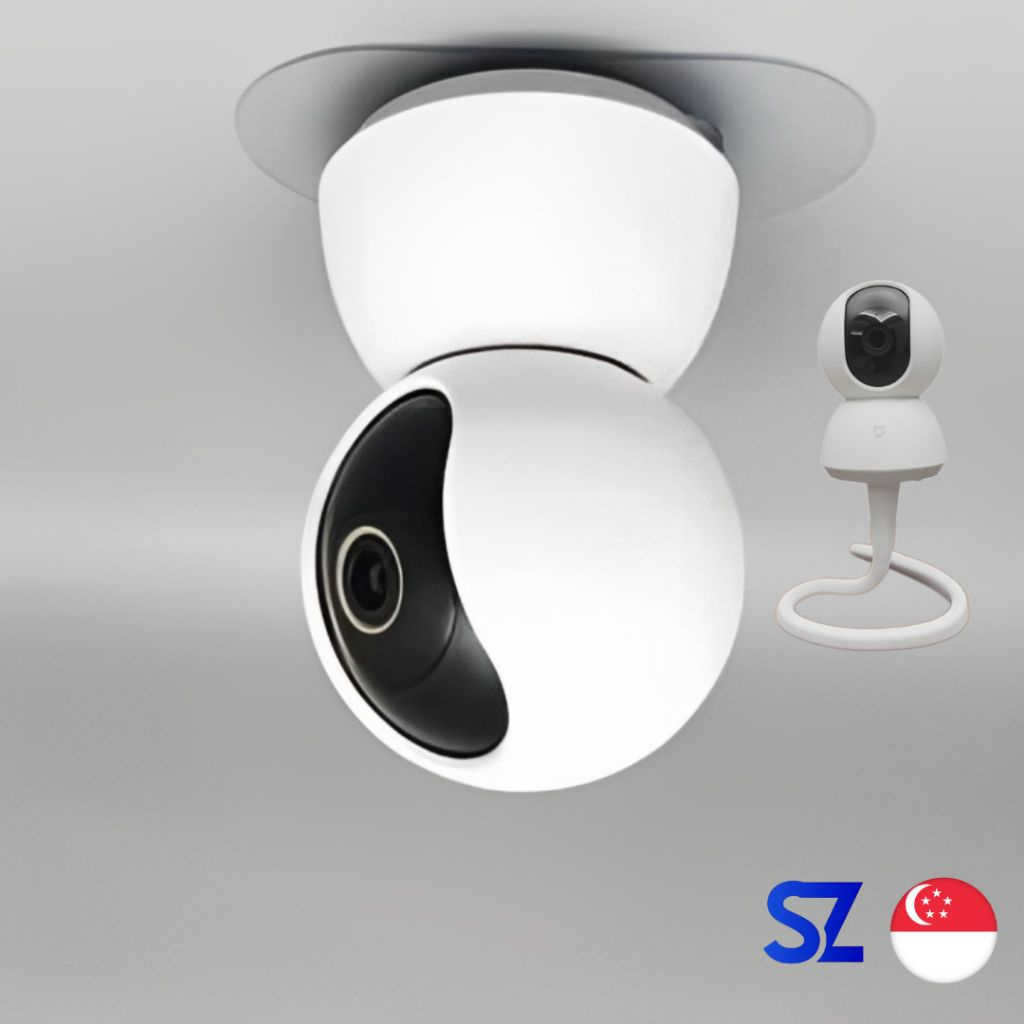 (SG) Xiaomi/Tp-link wall mount CCTV Stand Holder Support Adjustable Bracket Tripod No Drill Sticker